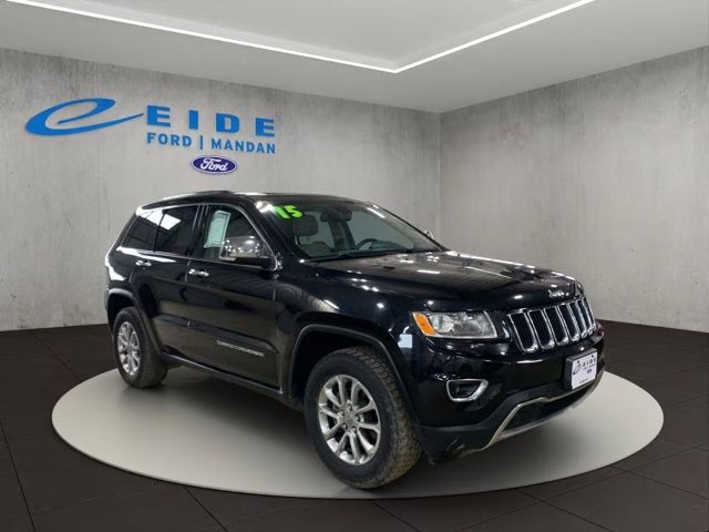 2015 Brilliant Black Crystal Pearlcoat Jeep Grand Cherokee Limited 4X4 SUV