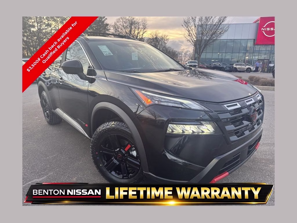 2026 Super Black Nissan Rogue Rock Creek AWD SUV