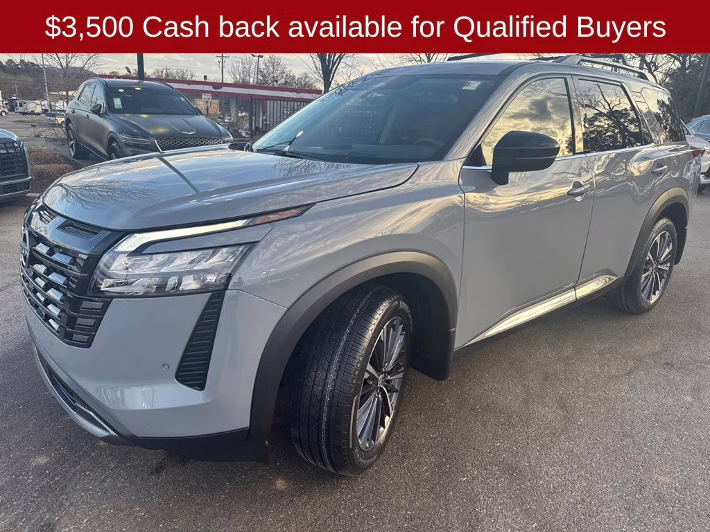 2026 Boulder Gray Pearl Nissan Pathfinder Platinum FWD SUV
