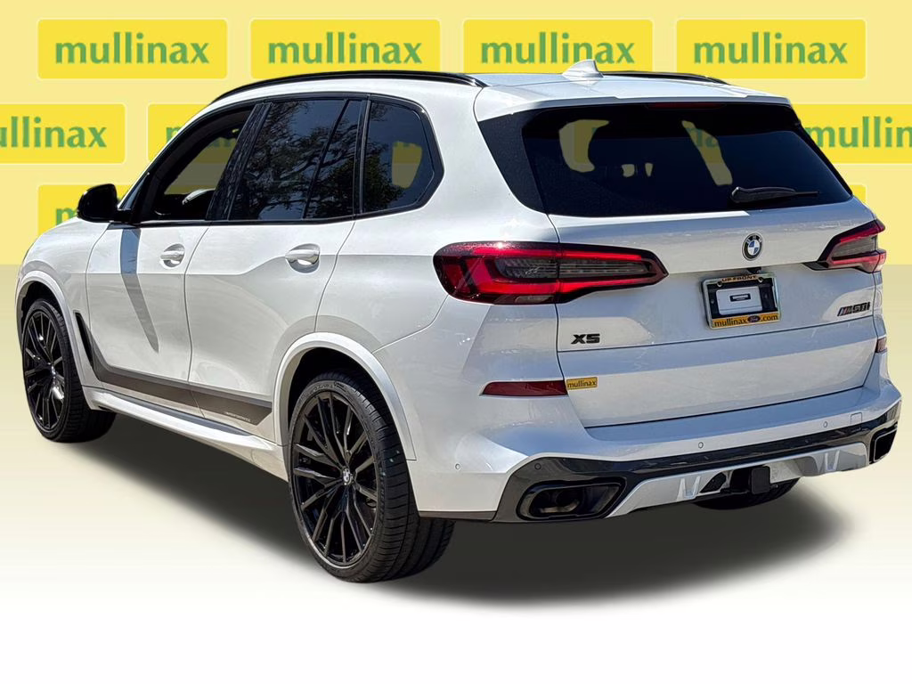 2022 Mineral White Metallic BMW X5 M50i AWD SUV