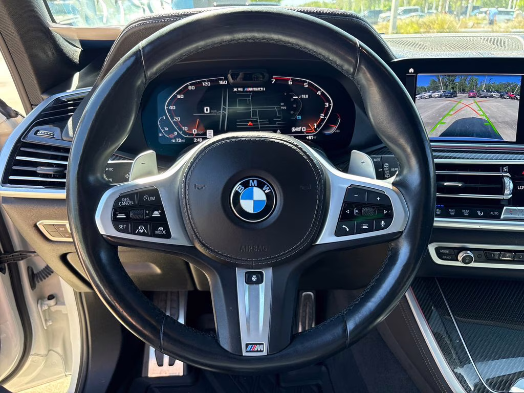 2022 Mineral White Metallic BMW X5 M50i AWD SUV