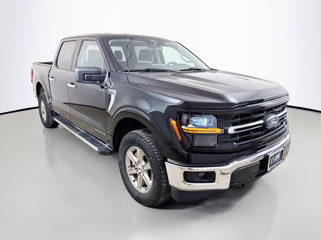 2025 Black Metallic Ford F-150 XLT 4X4 Truck