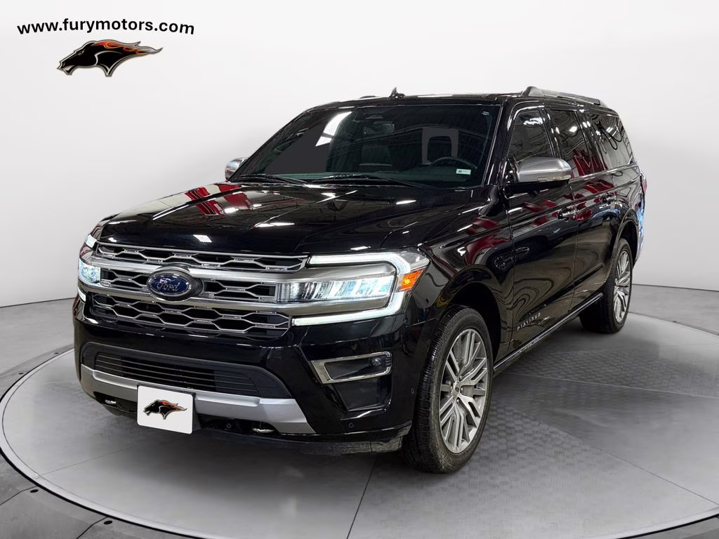 2024 Black Ford Expedition Max Platinum w/ Bluecruise & Heavy Duty Tow Pkg 4X4 SUV