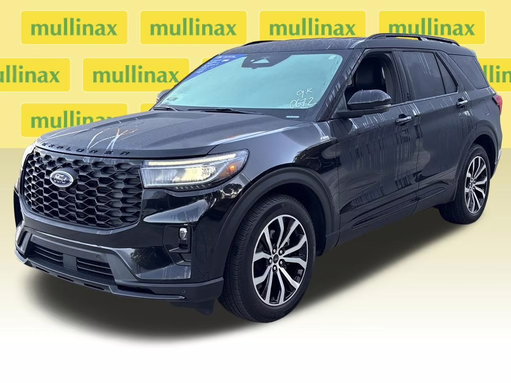 2025 Black Metallic Ford Explorer ST-Line RWD SUV