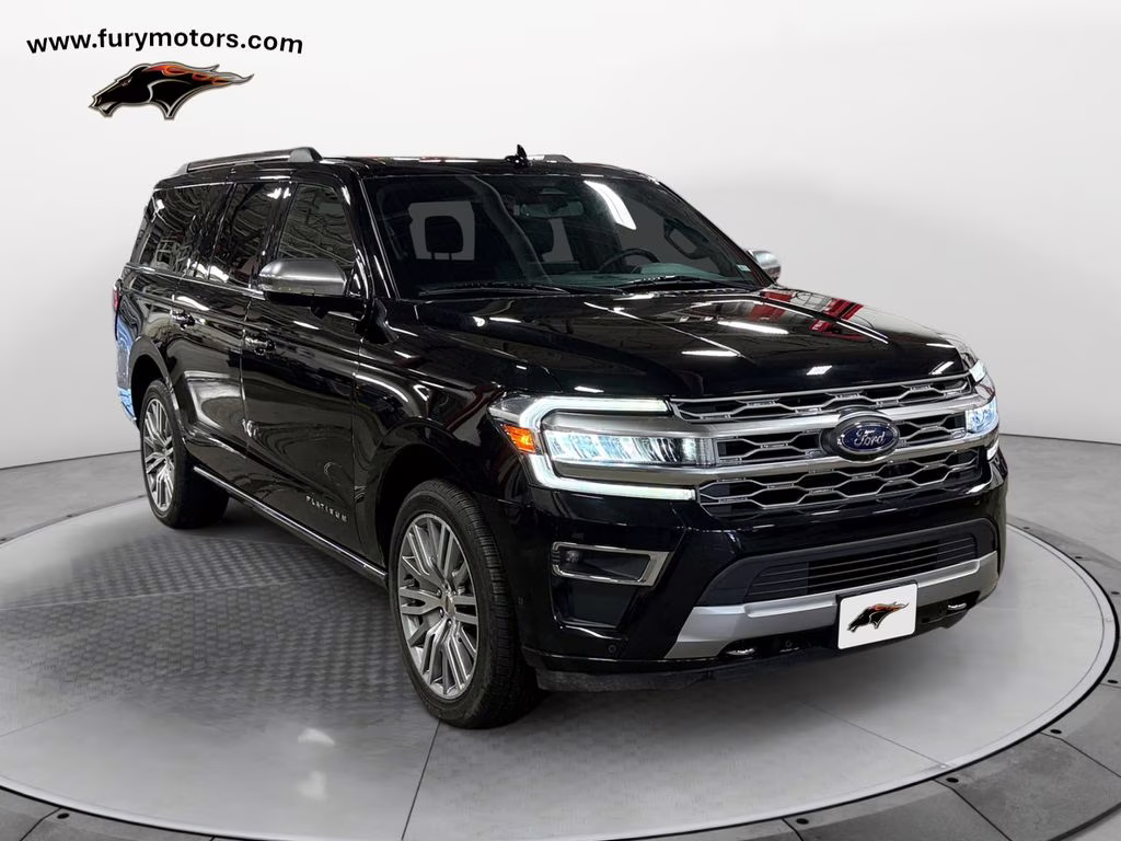 2024 Black Ford Expedition Max Platinum w/ Bluecruise & Heavy Duty Tow Pkg 4X4 SUV