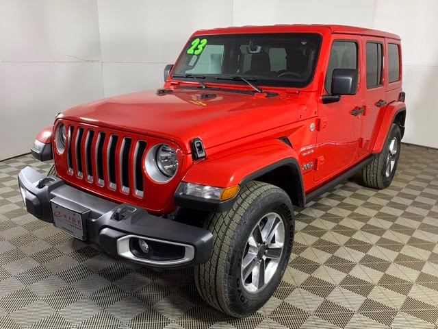 2023 Firecracker Red Clearcoat Jeep Wrangler Sahara 4X4 SUV