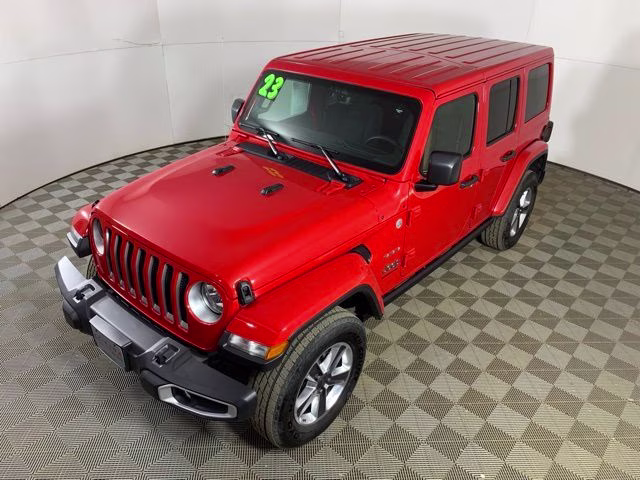2023 Firecracker Red Clearcoat Jeep Wrangler Sahara 4X4 SUV