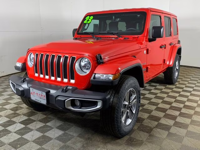2023 Firecracker Red Clearcoat Jeep Wrangler Sahara 4X4 SUV