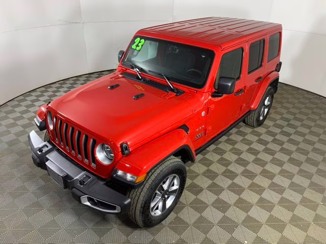 2023 Firecracker Red Clearcoat Jeep Wrangler Sahara 4X4 SUV