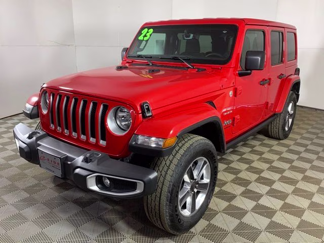 2023 Firecracker Red Clearcoat Jeep Wrangler Sahara 4X4 SUV