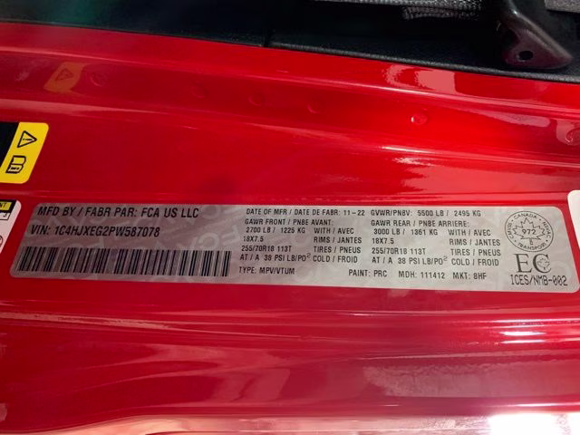 2023 Firecracker Red Clearcoat Jeep Wrangler Sport S 4X4 SUV