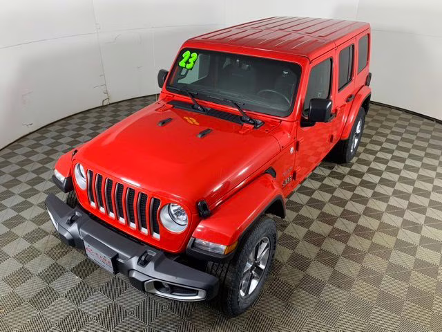 2023 Firecracker Red Clearcoat Jeep Wrangler Sahara 4X4 SUV