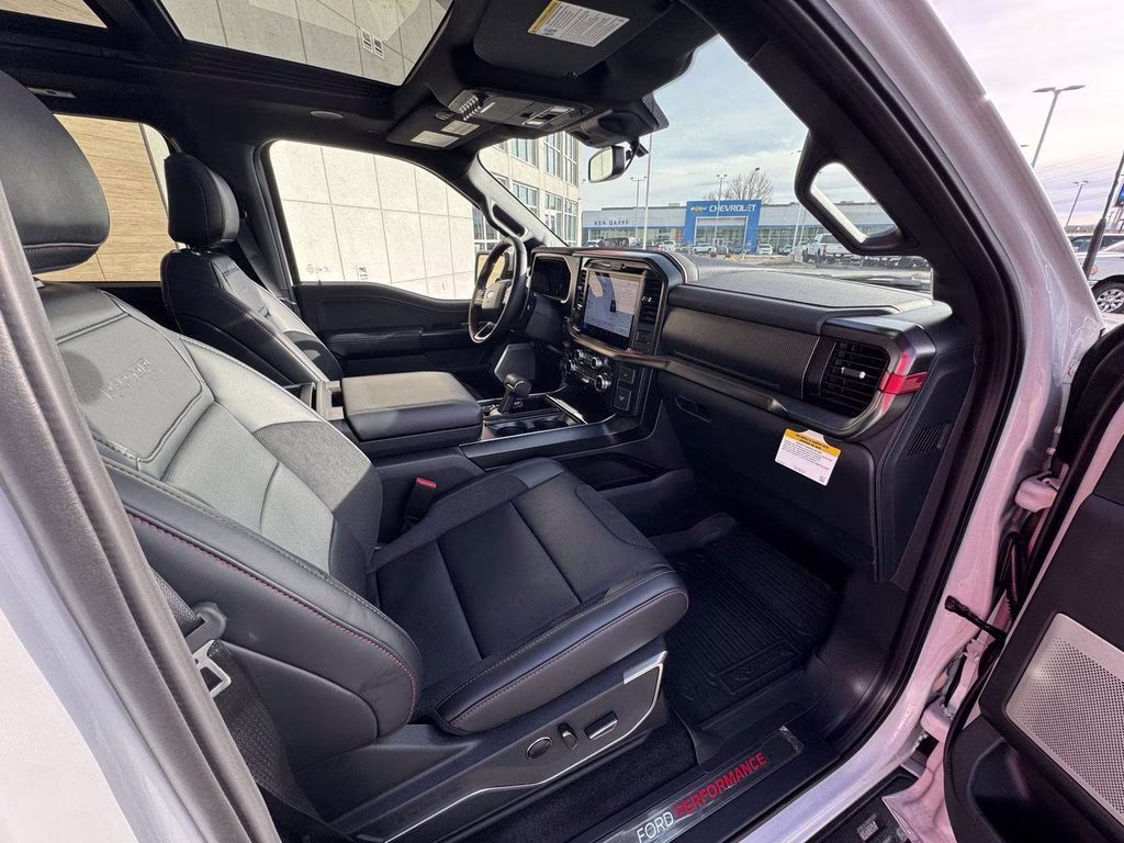 2025 White Metallic Ford F-150 Raptor 4X4 Truck