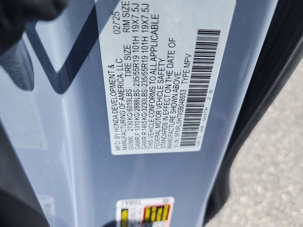 2025 Gray Honda Odyssey Sport-L FWD Van