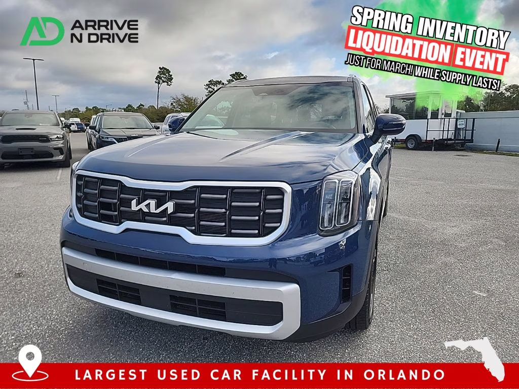 2025 Midnight Lake Blue Kia Telluride S AWD SUV