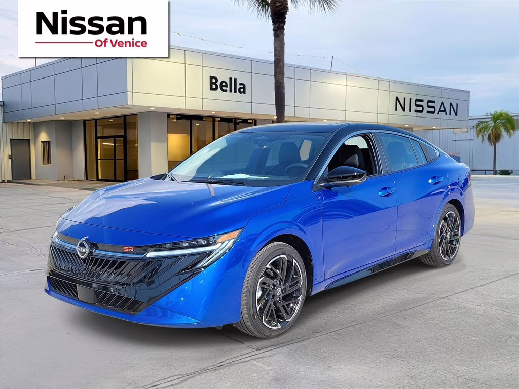 2026 Bluestone Pearl/Super Blk Nissan Sentra SR FWD Sedan