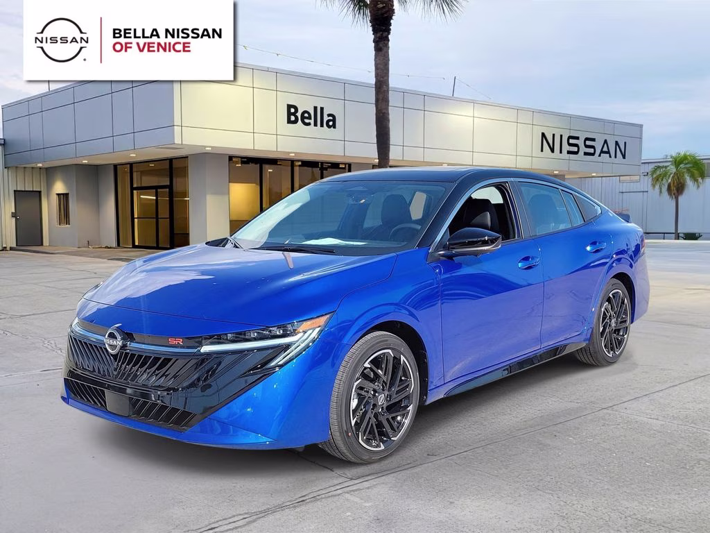 2026 Bluestone Pearl/Super Blk Nissan Sentra SR FWD Sedan