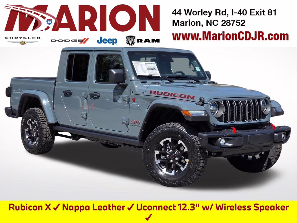 2026 Anvil Clearcoat Jeep Gladiator Rubicon 4X4 Truck
