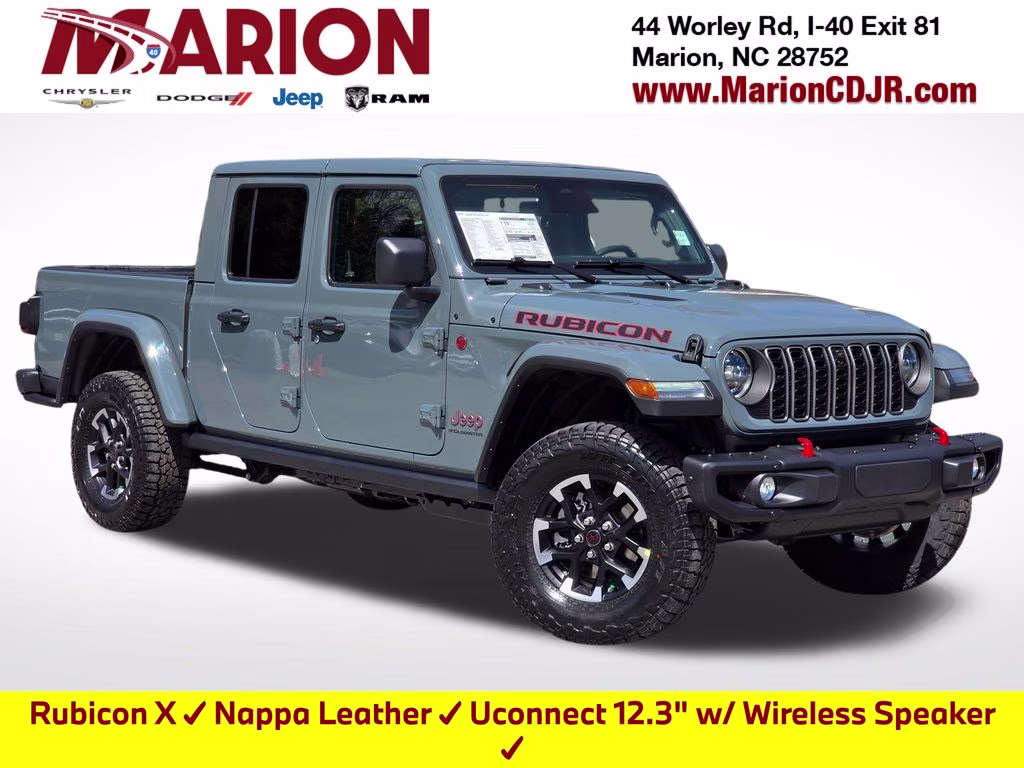 2026 Anvil Clearcoat Jeep Gladiator Rubicon 4X4 Truck
