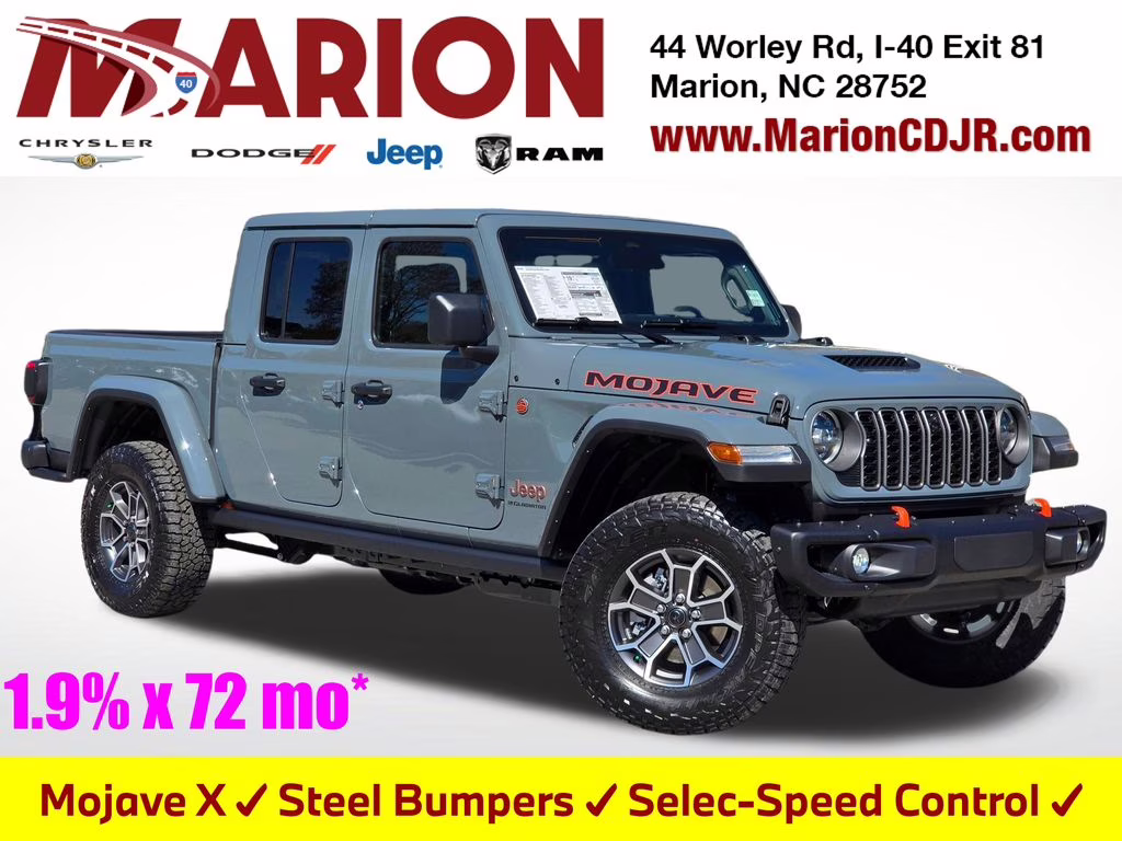 2026 Anvil Clearcoat Jeep Gladiator Mojave 4X4 Truck