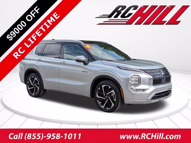 2025 Alloy Silver/Black Roof Mitsubishi Outlander PHEV SEL AWD SUV