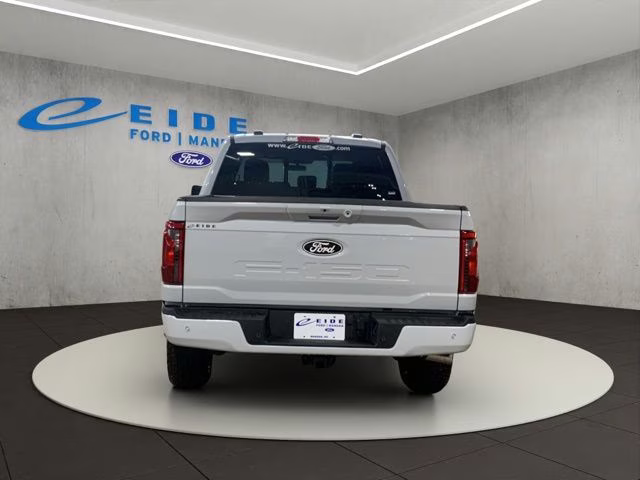 2025 Space White Metallic Ford F-150 XLT Black Appearance 4X4 Truck