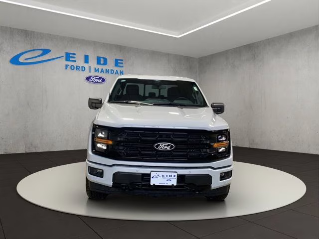 2025 Space White Metallic Ford F-150 XLT Black Appearance 4X4 Truck