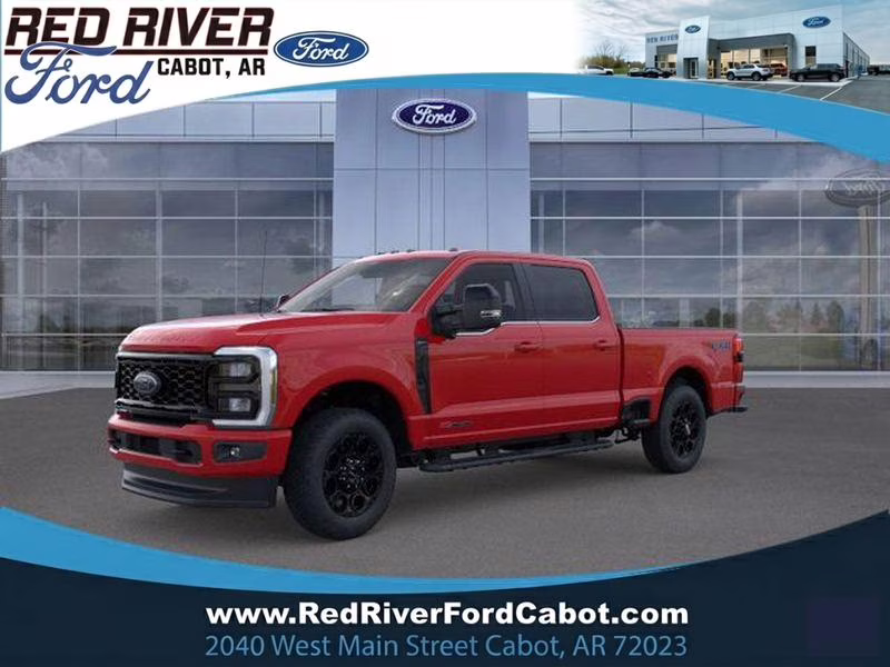 2026 Race Red Ford Super Duty F-350 SRW LARIAT 4X4 Truck
