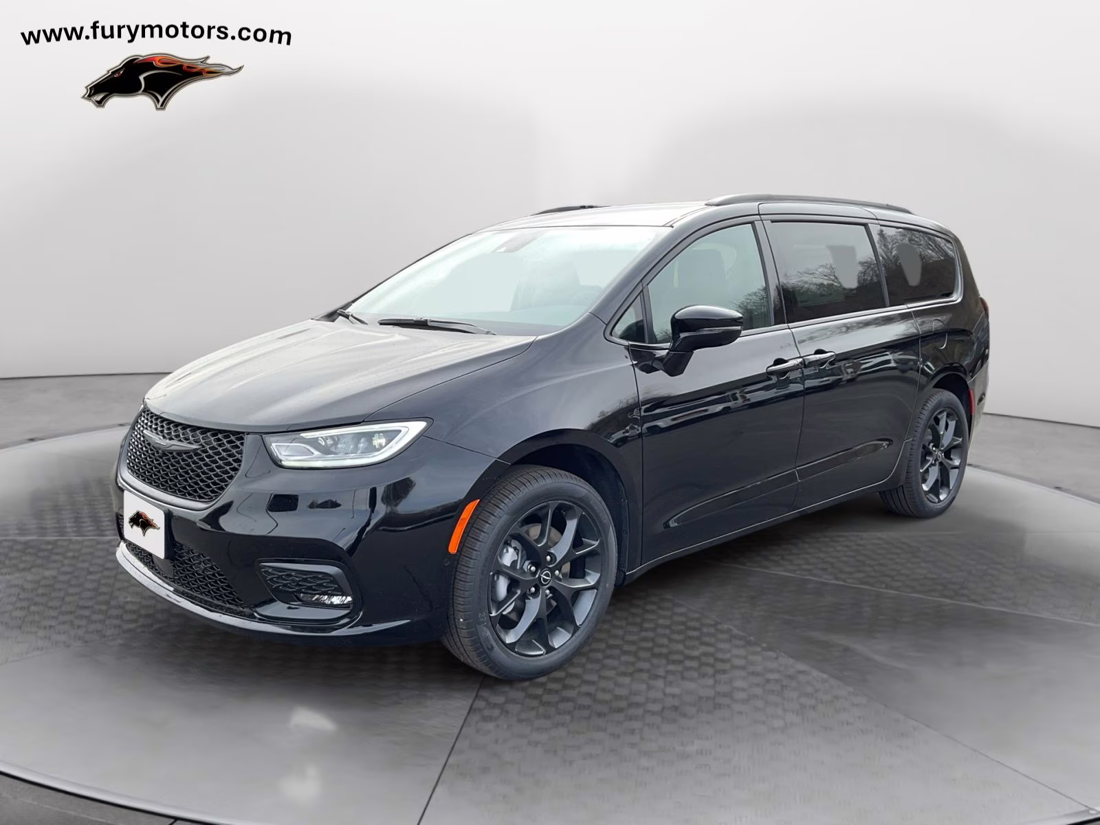 2026 Diamond Black Crystal Pearlcoat Chrysler Pacifica Select AWD Van