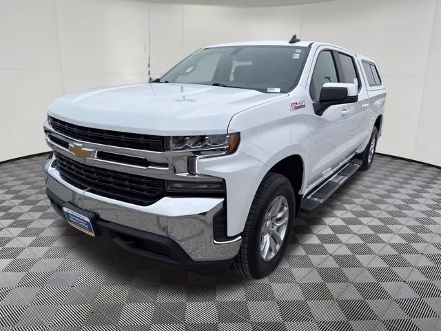 2021 Summit White Chevrolet Silverado 1500 LT 4X4 Truck