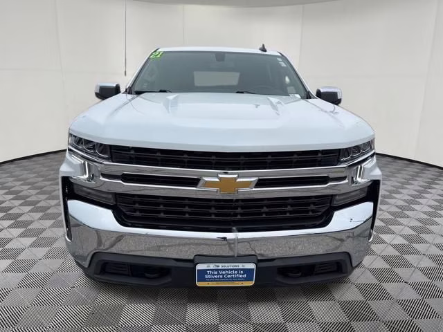 2021 Summit White Chevrolet Silverado 1500 LT 4X4 Truck