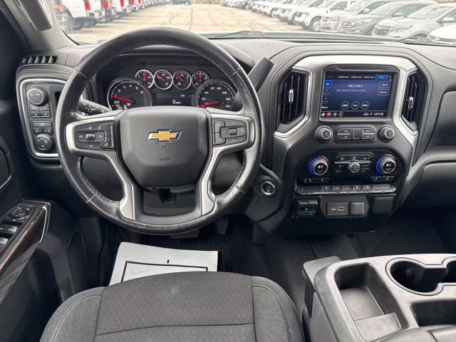 2021 Summit White Chevrolet Silverado 1500 LT 4X4 Truck