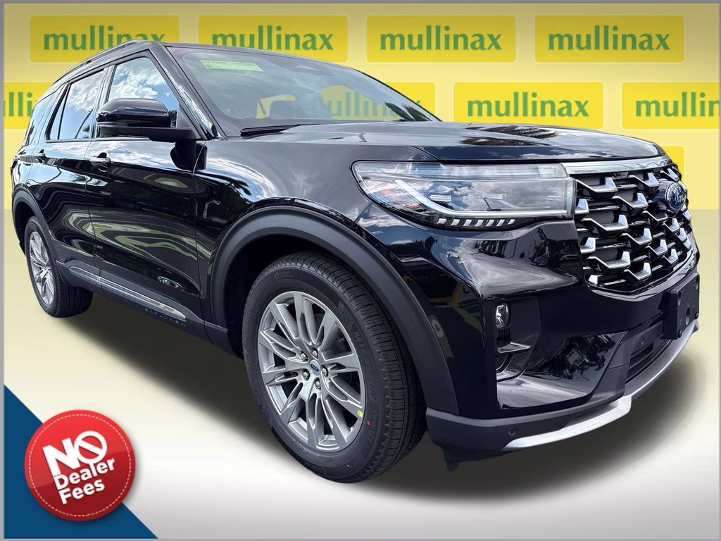 2026 Agate Black Metallic Ford Explorer Platinum RWD SUV