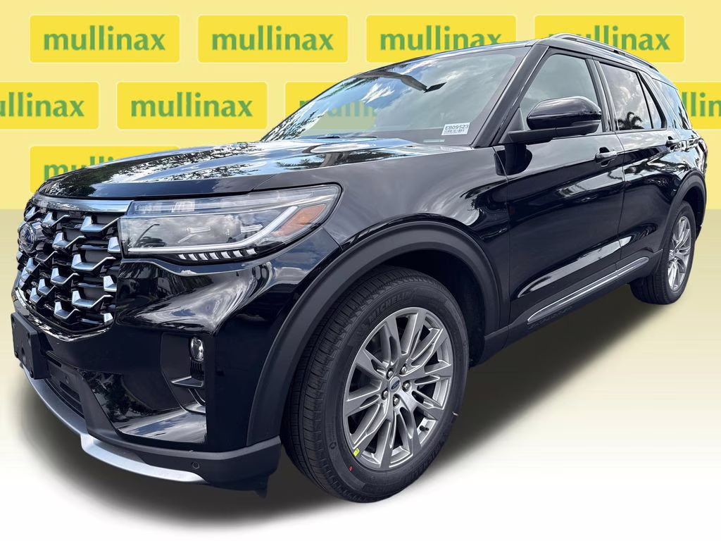 2026 Agate Black Metallic Ford Explorer Platinum RWD SUV
