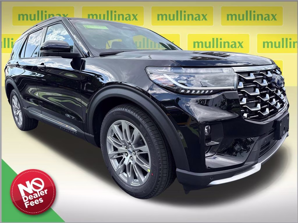 2026 Agate Black Metallic Ford Explorer Platinum RWD SUV