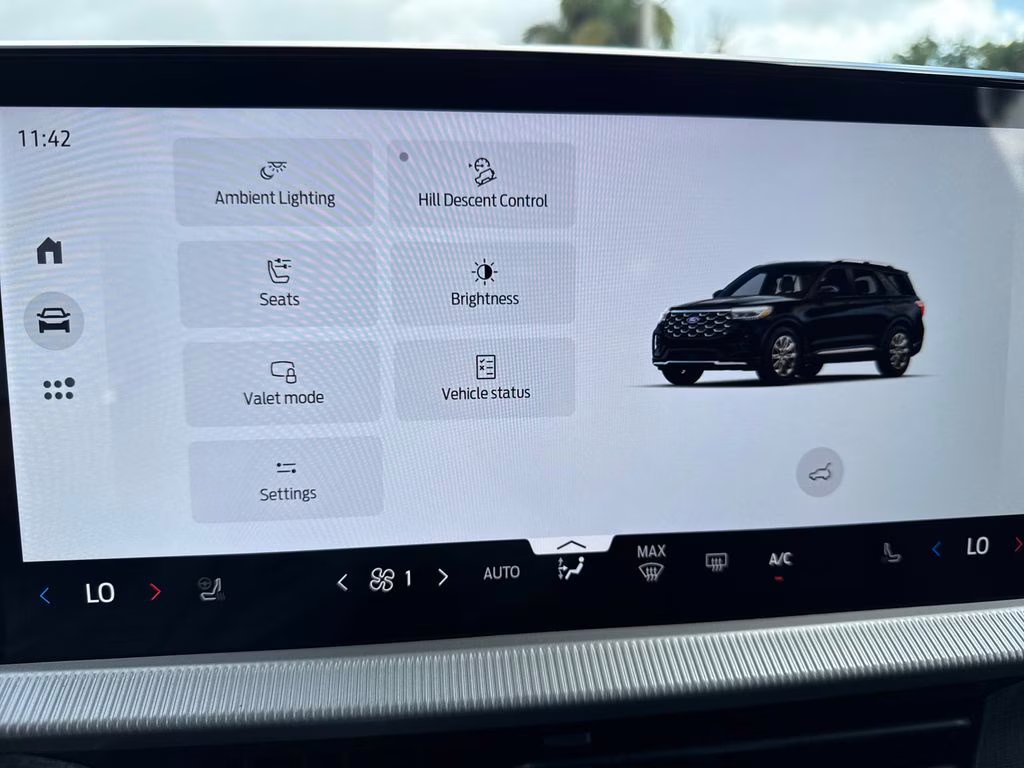 2026 Agate Black Metallic Ford Explorer Platinum RWD SUV