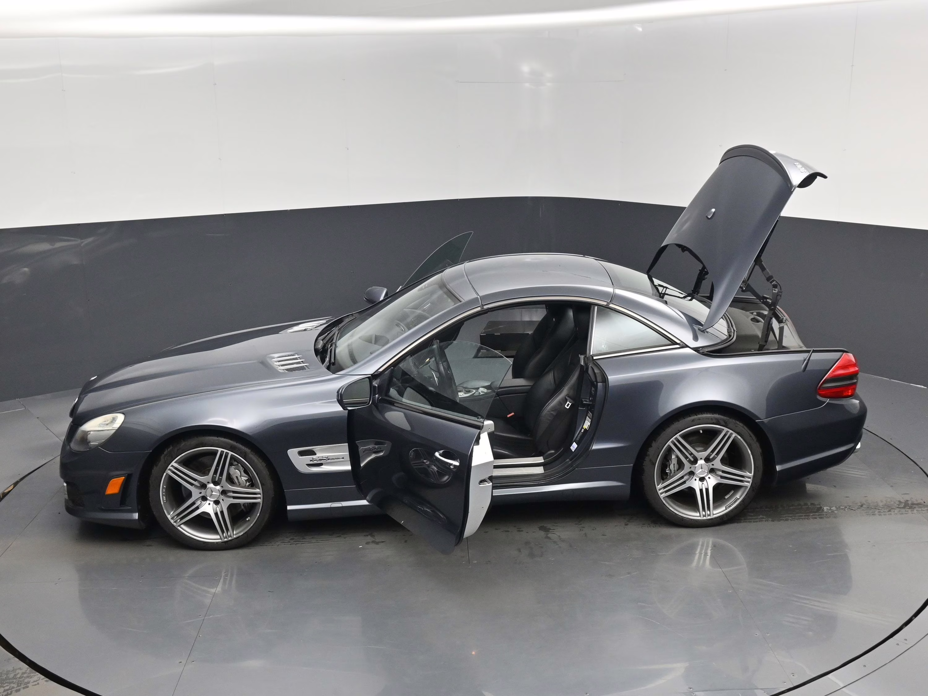 2009 Steel Gray Metallic Mercedes-Benz SL-Class SL 63 AMG RWD Convertible