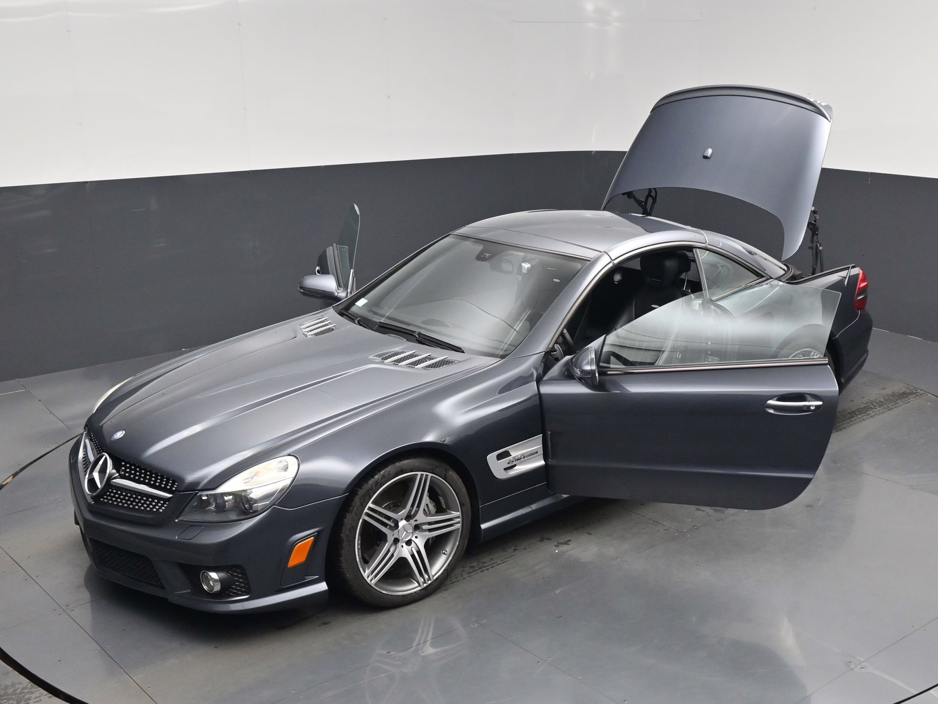 2009 Steel Gray Metallic Mercedes-Benz SL-Class SL 63 AMG RWD Convertible