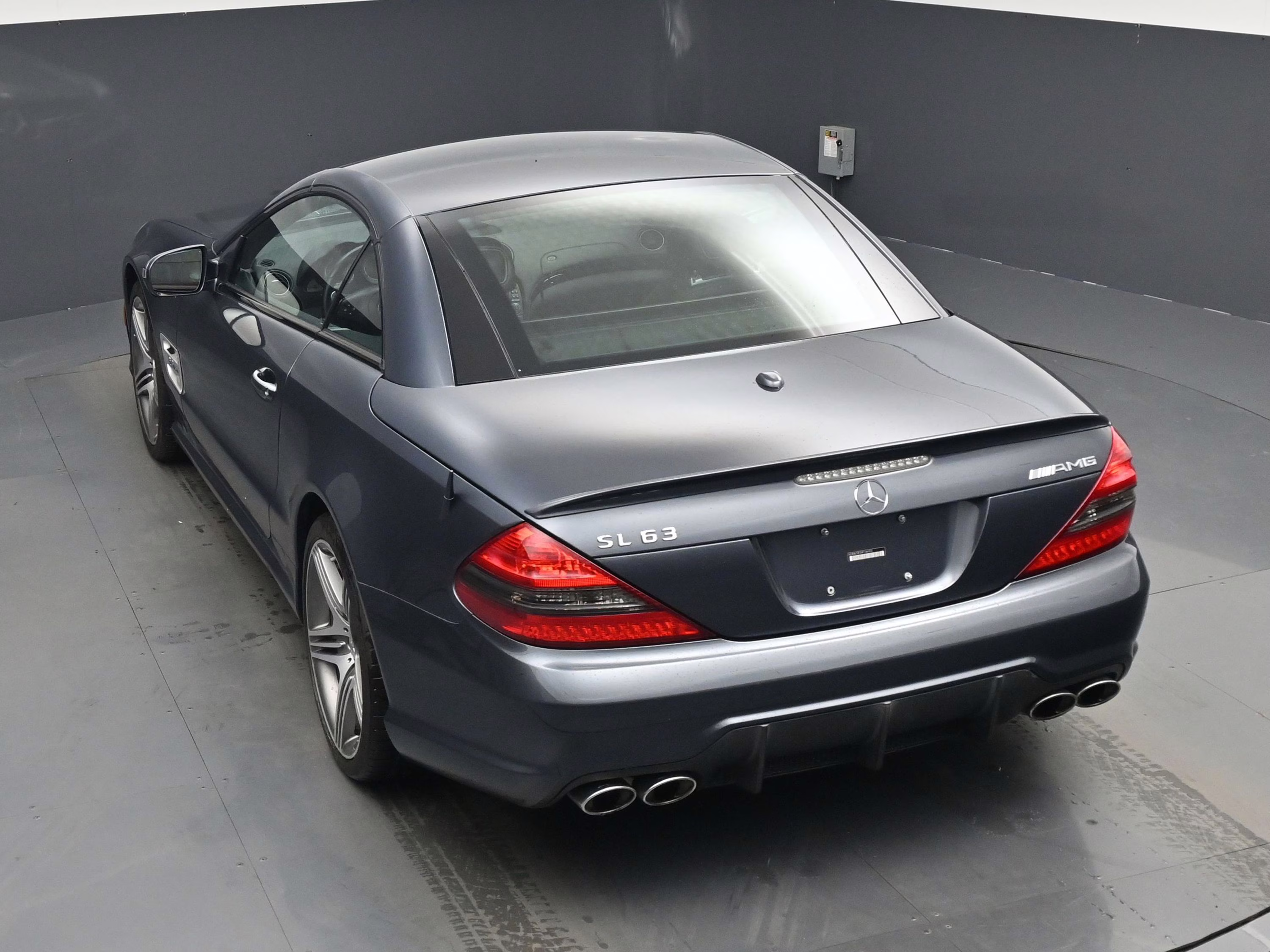 2009 Steel Gray Metallic Mercedes-Benz SL-Class SL 63 AMG RWD Convertible