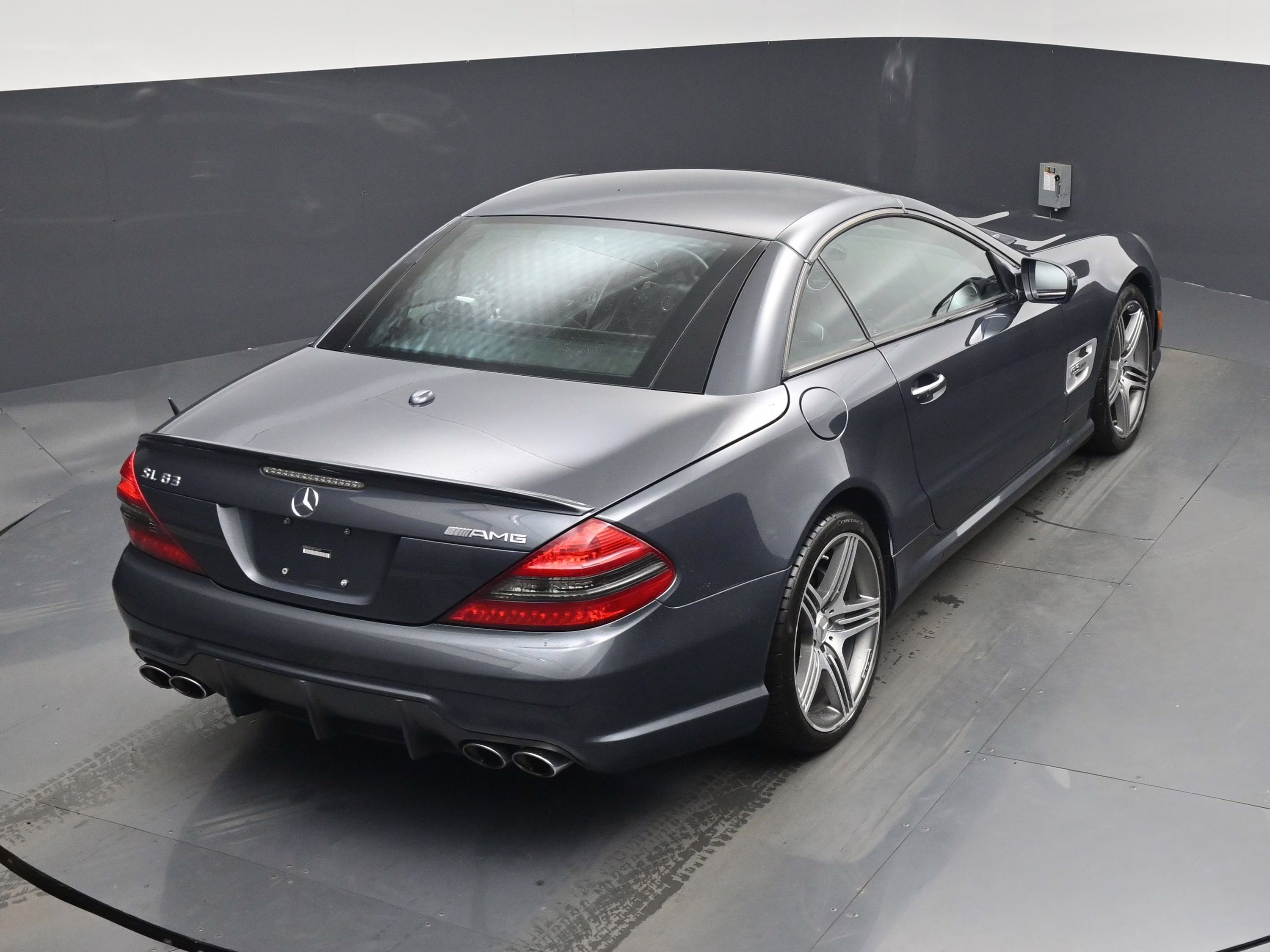 2009 Steel Gray Metallic Mercedes-Benz SL-Class SL 63 AMG RWD Convertible