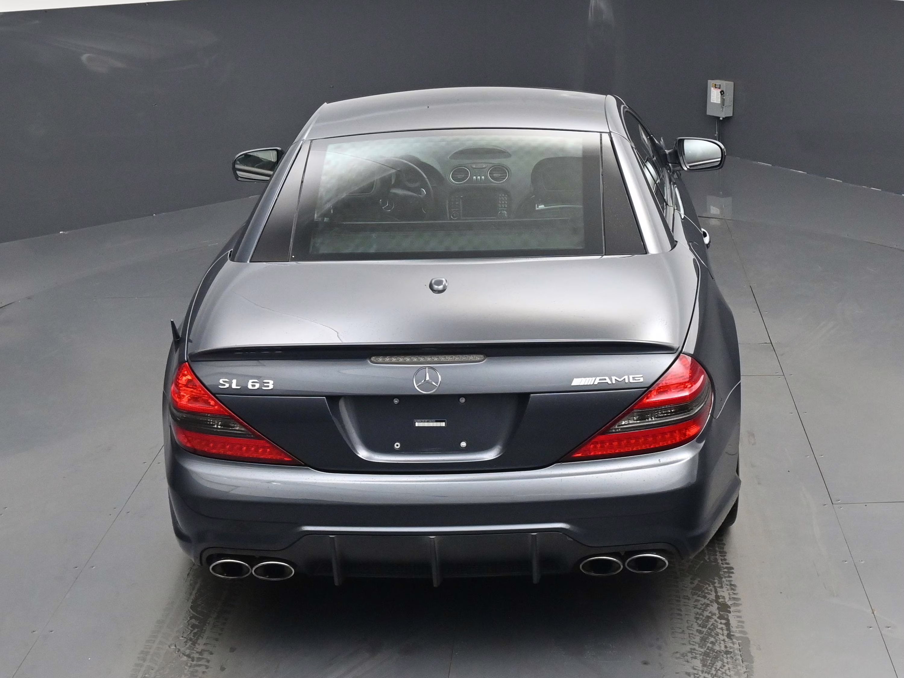 2009 Steel Gray Metallic Mercedes-Benz SL-Class SL 63 AMG RWD Convertible