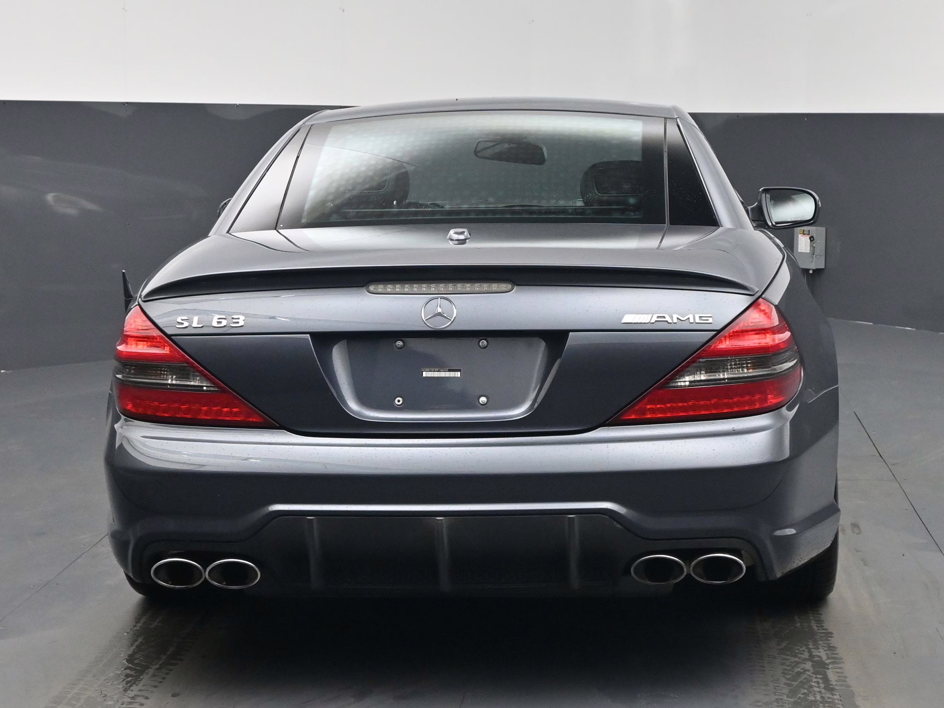 2009 Steel Gray Metallic Mercedes-Benz SL-Class SL 63 AMG RWD Convertible