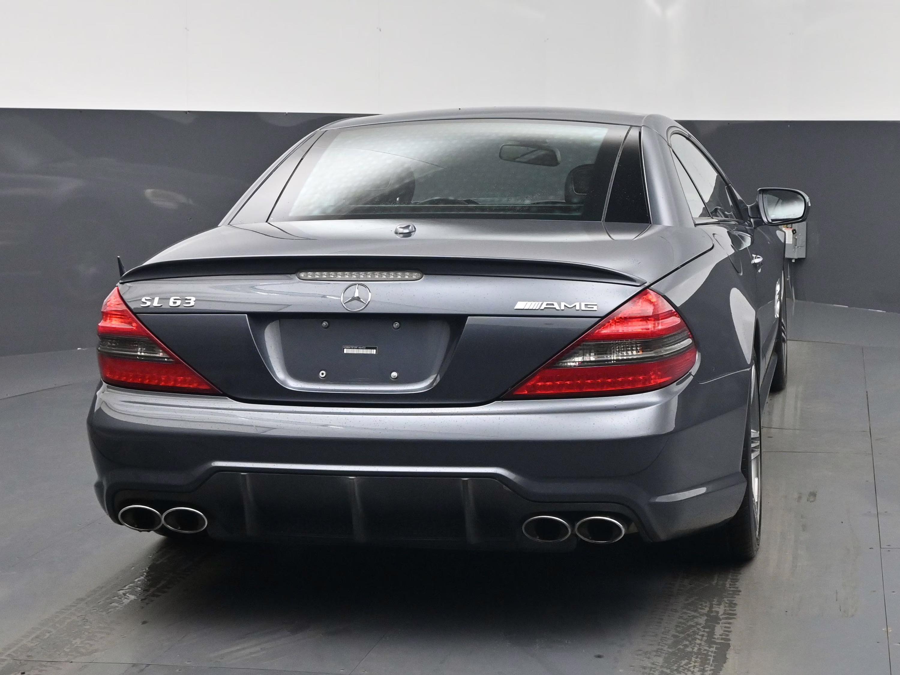 2009 Steel Gray Metallic Mercedes-Benz SL-Class SL 63 AMG RWD Convertible