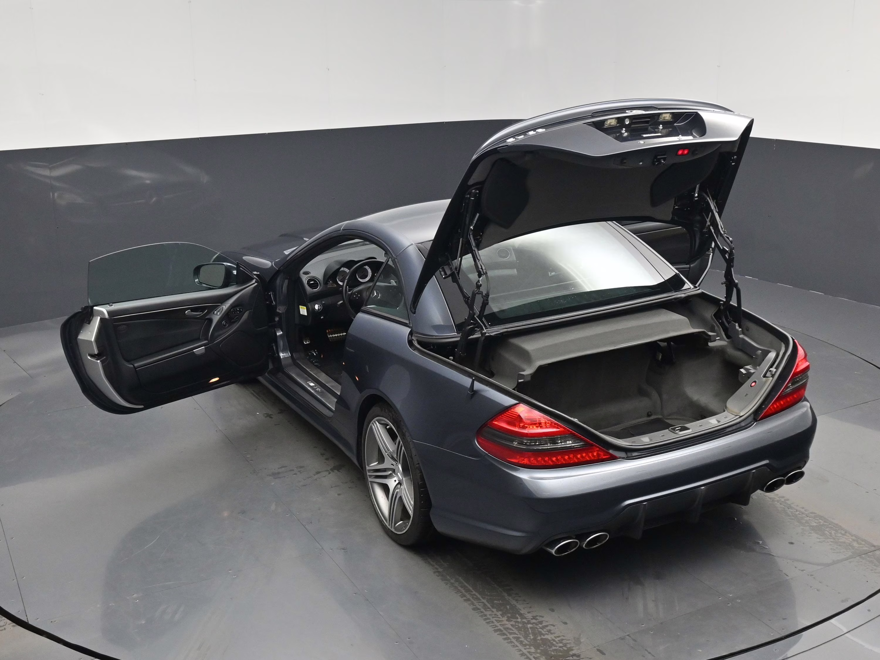2009 Steel Gray Metallic Mercedes-Benz SL-Class SL 63 AMG RWD Convertible