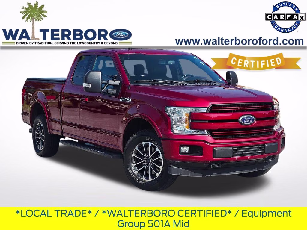 2018 Ruby Red Metallic Ford F-150 Lariat 4X4 Truck