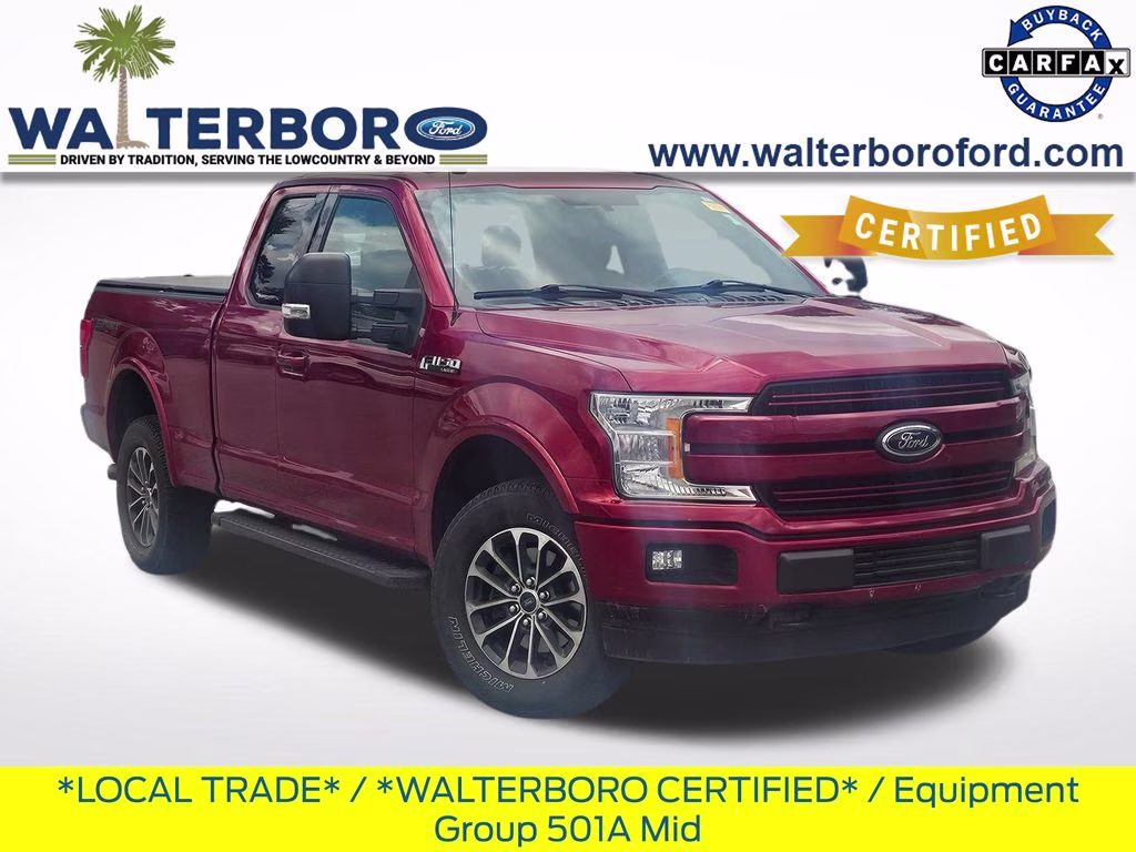 2018 Ruby Red Metallic Ford F-150 Lariat 4X4 Truck