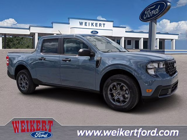 2026 Azure Gray Metallic Tri-Coat Ford Maverick XLT FWD Truck