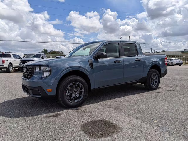 2026 Azure Gray Metallic Tri-Coat Ford Maverick XLT FWD Truck