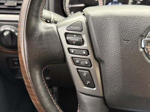 2019 Cayenne Red Metallic Nissan Titan Platinum Reserve 4X4 Truck