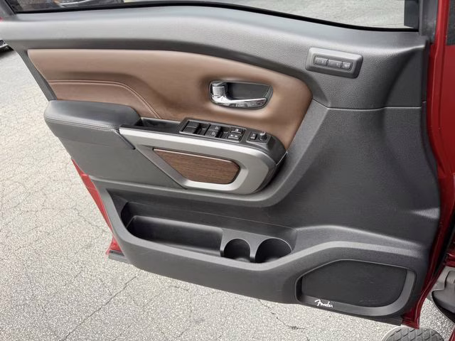 2019 Cayenne Red Metallic Nissan Titan Platinum Reserve 4X4 Truck